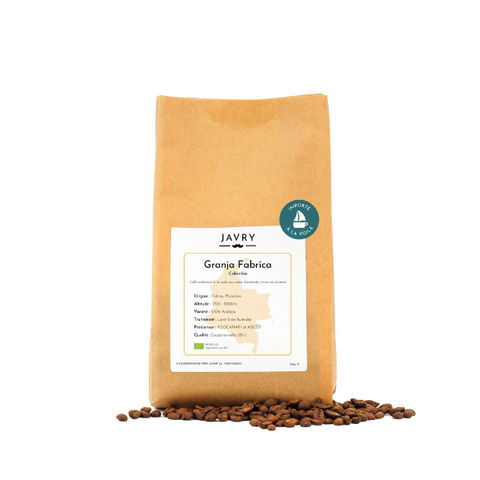 Café Granja Fabrica BIO importé à la voile - 250g - Grains