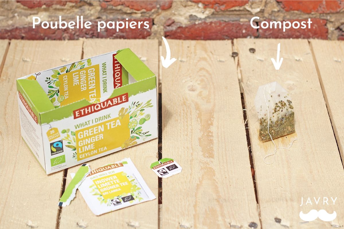 Dans quelle poubelle mettre ses déchets de thé Ethiquable