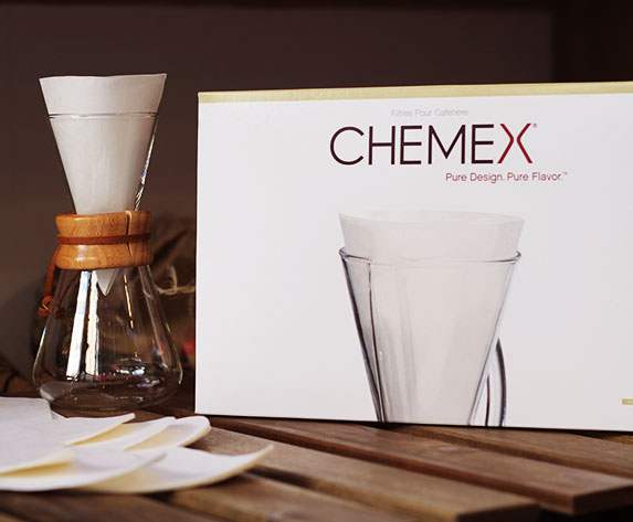 100 filtres pour Chemex 3 tasses