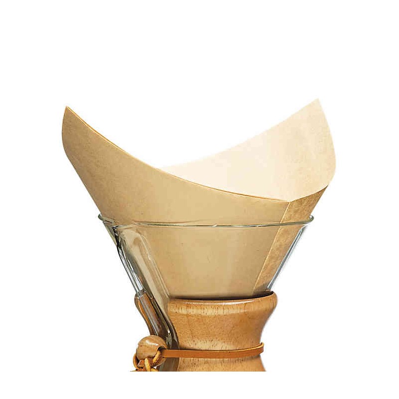 100 filtres naturels pour Chemex 6 à 10 tasses