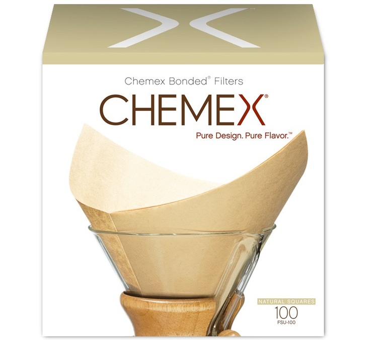 100 filtres naturels pour Chemex 6 à 10 tasses