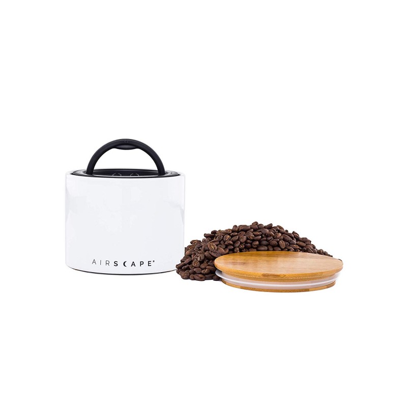Airscape - Boîte à café hermétique céramique blanc mat 250 g