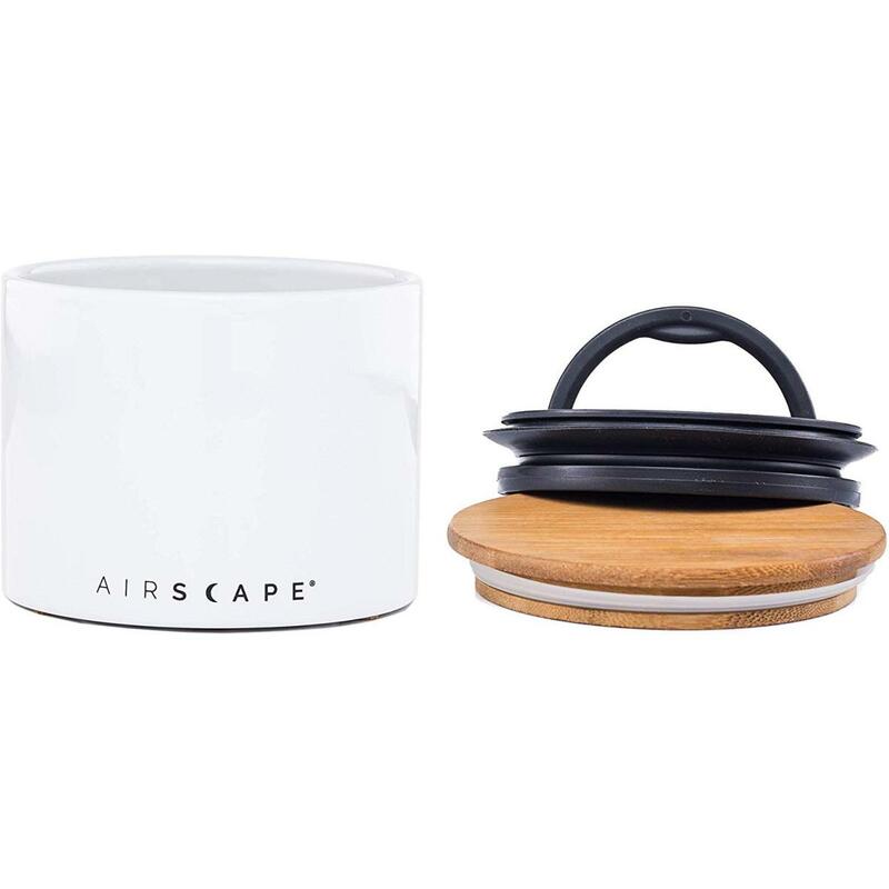 Airscape - Boîte à café hermétique céramique blanc mat 250 g 2