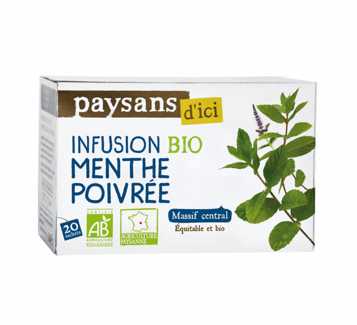 Infusion Menthe Poivrée BIO - 20 sachets 