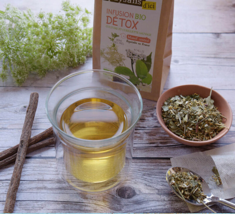 Organic detox infusion - Paysans d'Ici - in bulk - 40g 2