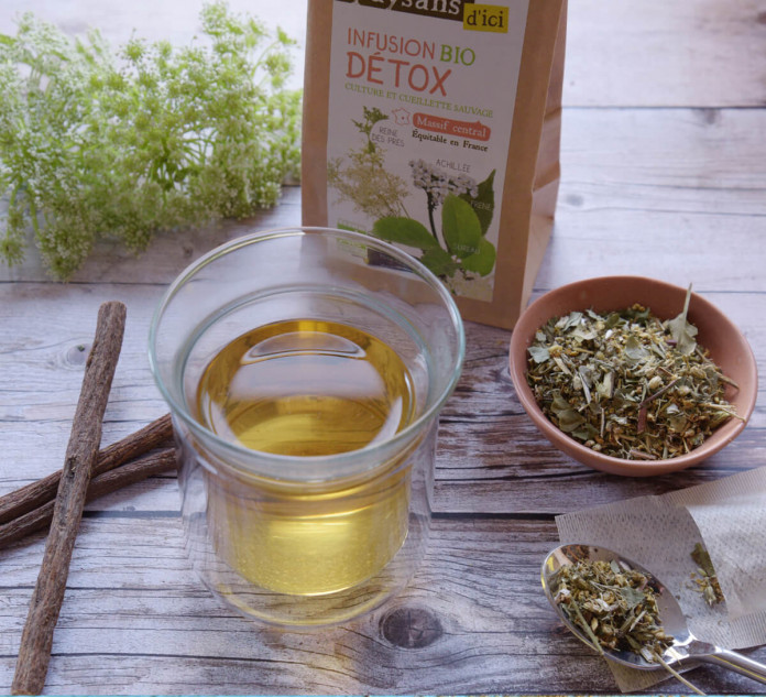 Organic detox infusion - Paysans d'Ici - in bulk - 40g