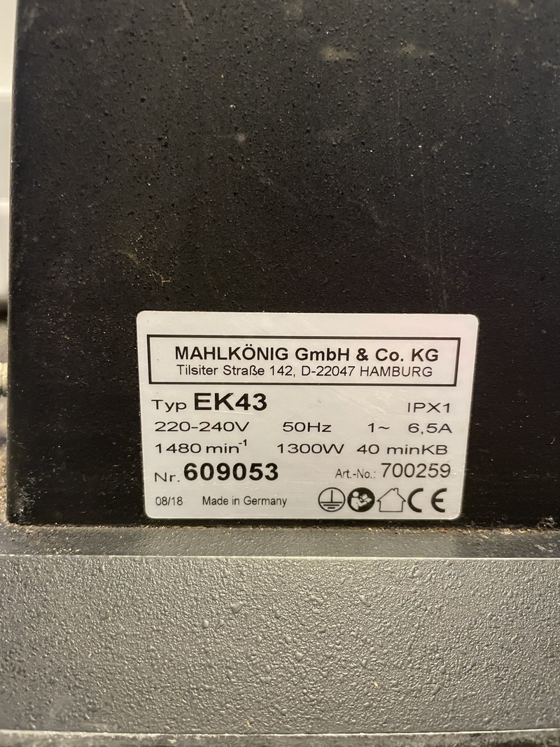 Moulin Mahlkonig EK43 d'occasion 5