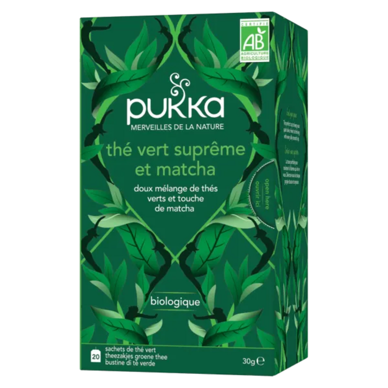 Green tea supreme and matcha BIO - Pukka - 20 bags 1