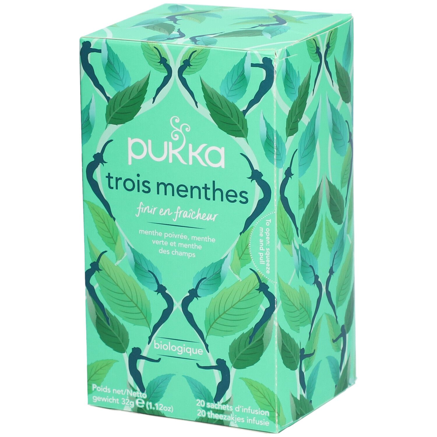 Infusie Drie Munt BIO - Pukka - 20 zakjes