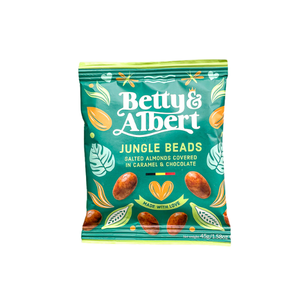 Jungle Beads - Amandes salées au chocolat et caramel 