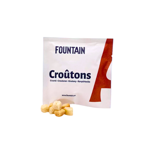 Plain croutons in individual bags