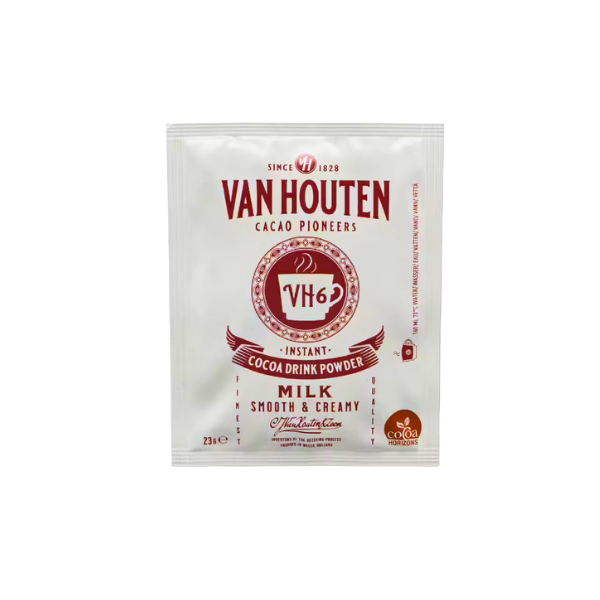 Van Houten instant hot chocolate - 10 individual 23gr sachets