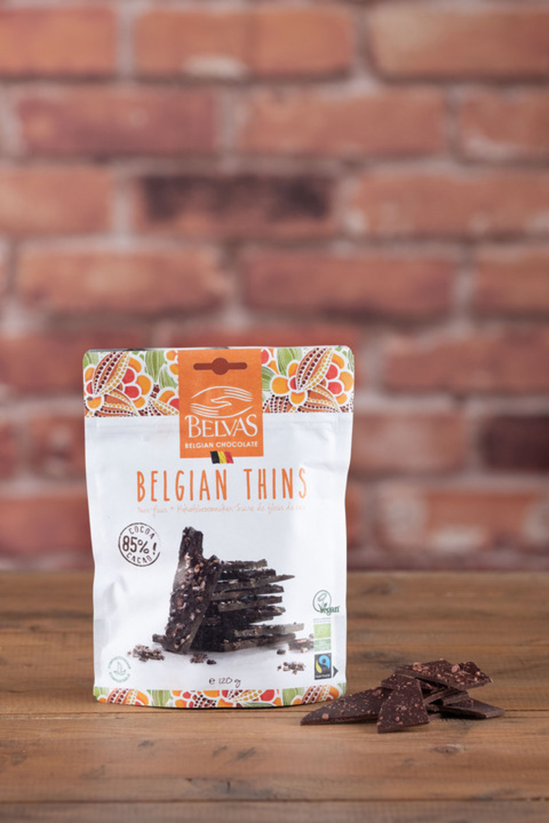 Fines brisures de chocolat belge BIO Belvas