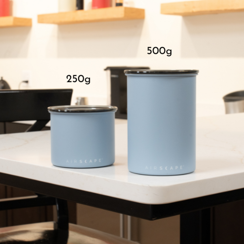 Airscape - Hermetic Metal Coffee Canister, Bluish Grey, 500 g 2