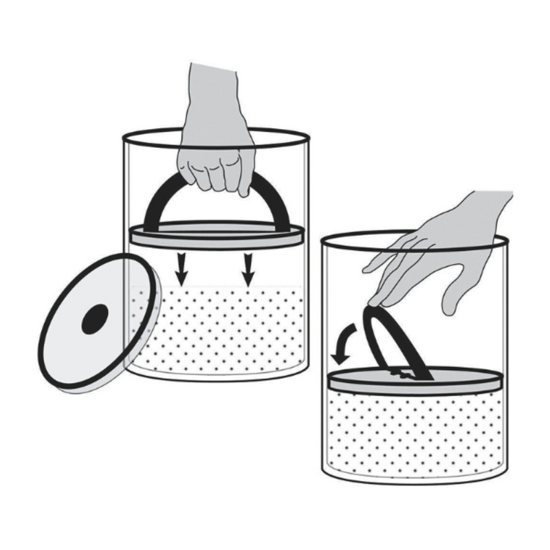 Airscape - Hermetic Metal Coffee Canister, Bluish Grey, 500 g 3