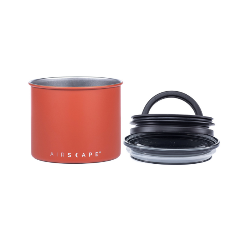 Airscape - Boîte à café hermétique métal terracotta 250 g 3