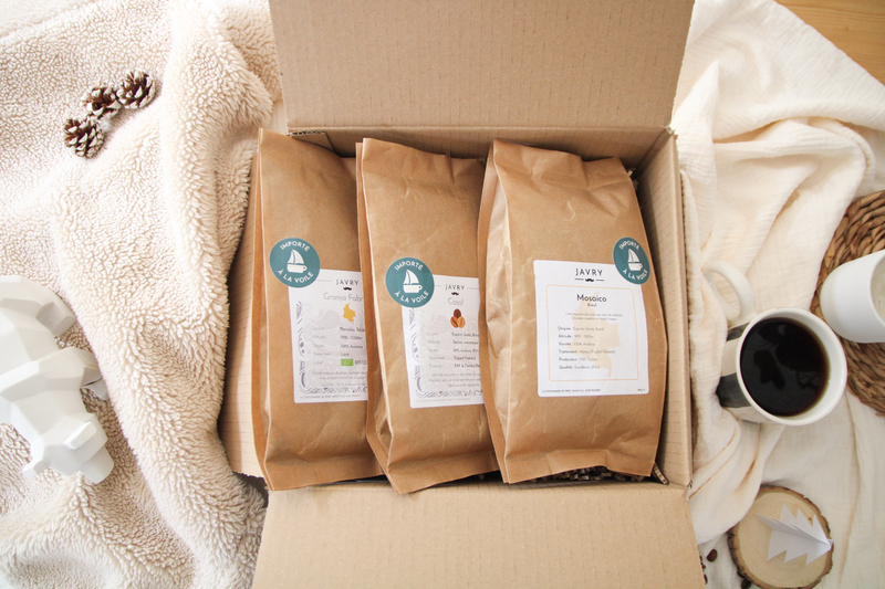 Coffret Cadeau - cafés importés à la Voile | grains