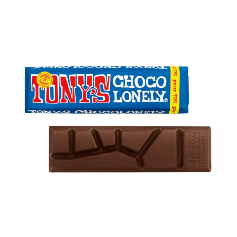 Tony’s Chocolonely pure chocolade 70% - fairtrade en intens