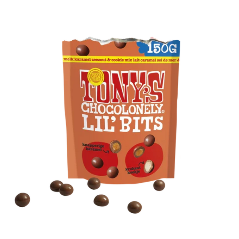 Tony’s Chocolonely Lil’ Bits - melk karamel zout & koekje