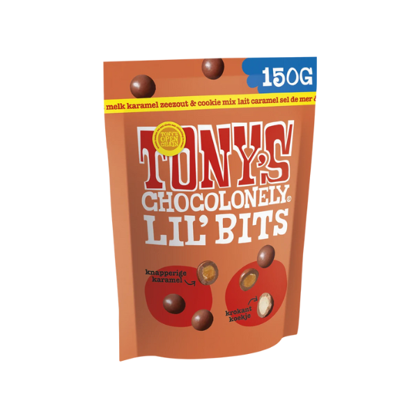 Tony’s Chocolonely Lil’ Bits - melk, gezouten karamel & koekje