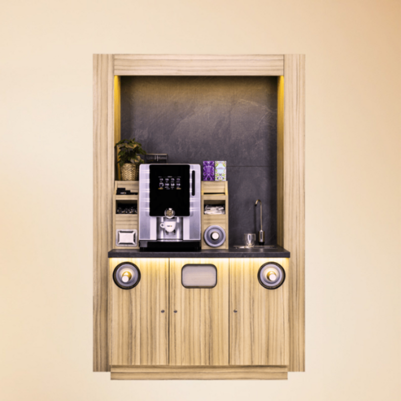 Meuble Coffee Corner avec portique - Large 4