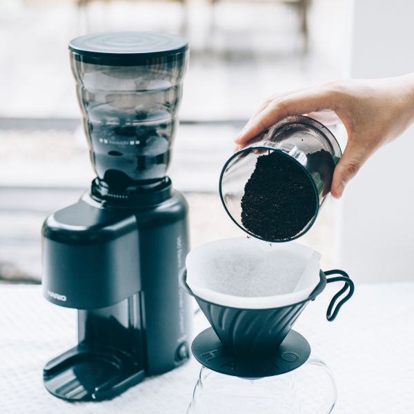 Compacte elektrische koffiemolen - Hario