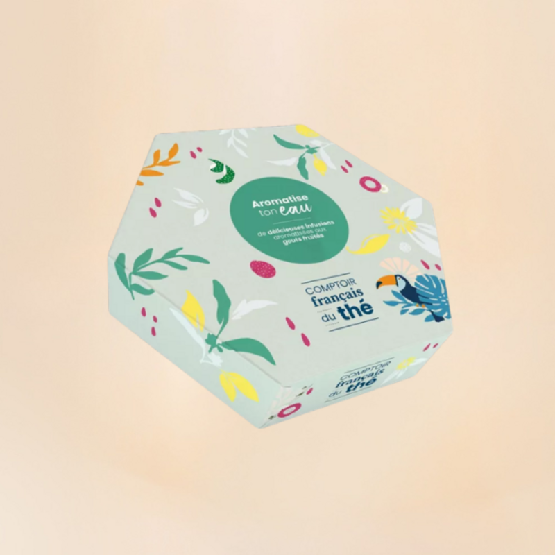 Coffret 36 sachets d'infusions fruitées | Comptoir Français du Thé