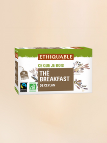 Thé Breakfast de Ceylan Éthiquable - 20 sachets