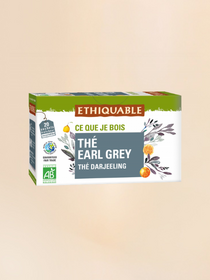 Thé noir Earl Grey Daarjeling Éthiquable - 20 sachets