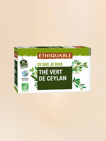 Thé vert de Ceylan Éthiquable - 20 sachets