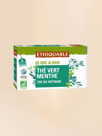Thé vert menthe BIO Éthiquable - 20 sachets