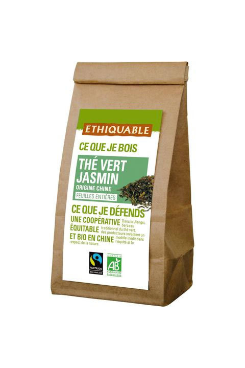 Thé vert Ethiquable Jasmin BIO - 100gr