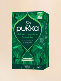 Thé vert suprême et Matcha BIO - Pukka - 20 sachets