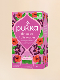Infusion BIO détox fruits rouges - Pukka - 20 sachets
