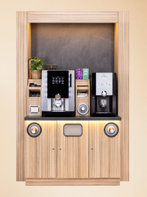 Meuble Coffee Corner avec portique - Large