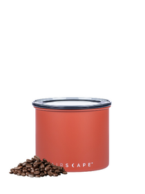 Airscape - Hermetic Metal Coffee Canister, Terracotta, 250 g