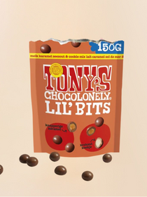 Tony’s Chocolonely Lil’ Bits - Milk Chocolate, Salted Caramel & Biscuit