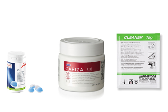 Cleaning products for professional machines
